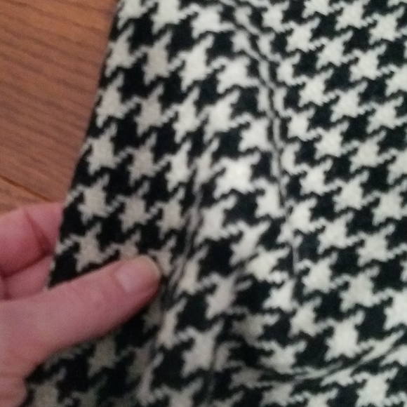Vintage Florence Walsh wool houndstooth maxi skirt - Picture 4 of 9